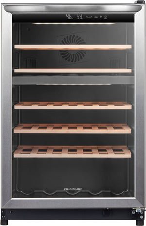 Frigidaire 22" 4.4 Cu. Ft. Stainless Steel Two-Zone Wine Cooler - FRWE4626AS