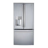 GE Profile 32.75" 17.5 Cu. Ft. Fingerprint Resistant Stainless Steel Counter-Depth French Door Refrigerator - PYE18HYRCFS