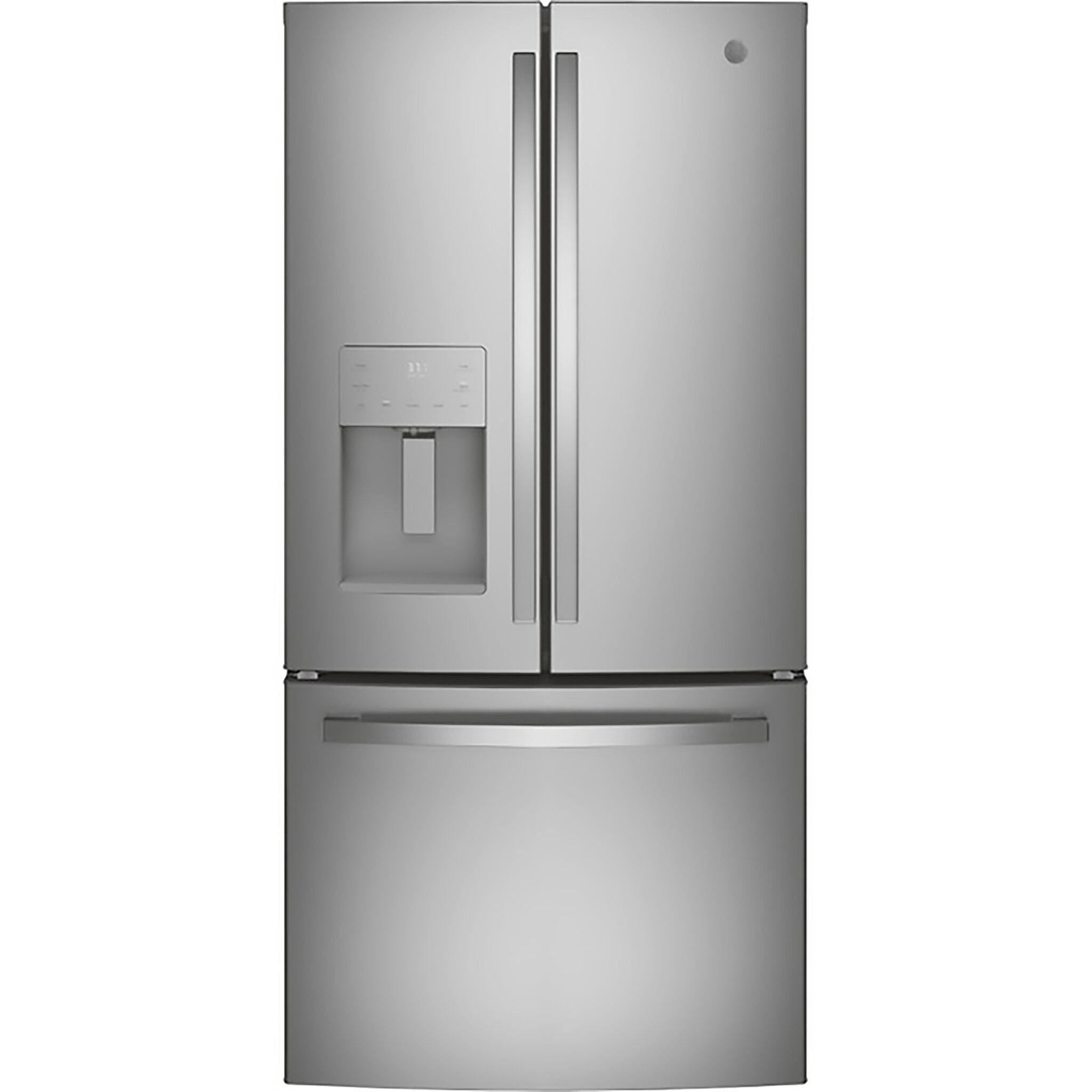 GE Profile 32.75" 24.8 Cu. Ft. Fingerprint Resistant Stainless Steel French Door Refrigerator - PFE24HYRCFS