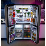 GE Profile 35.75" 28.4 Cu. Ft. Stainless Steel 4-Door French Door Refrigerator - PAD28BYTFS