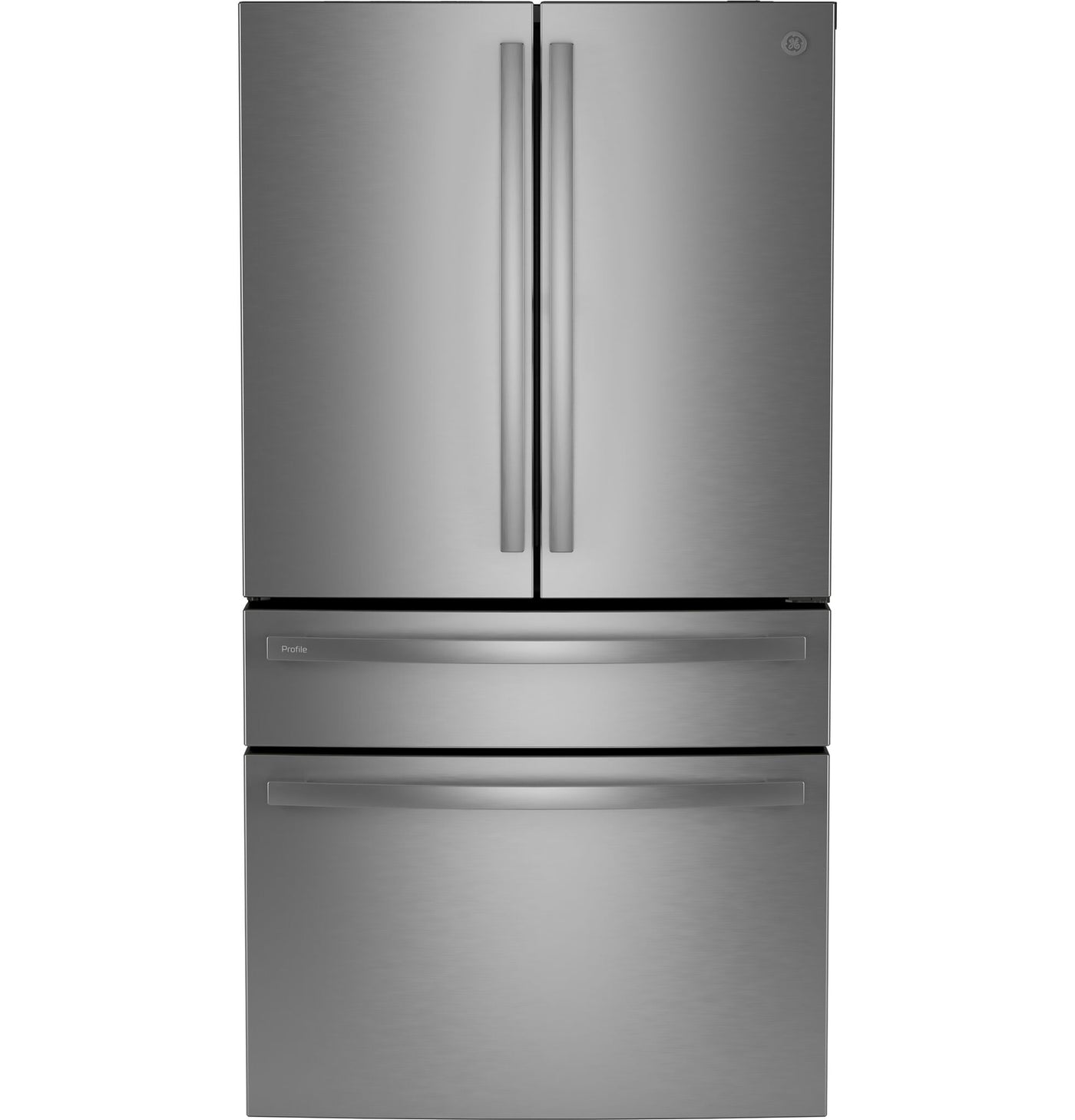 GE Profile 35.75" 28.7 Cu. Ft. Fingerprint Resistant Stainless Steel 4-door French Door Refrigerator - PGE29BYTFS