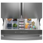 GE Profile 35.75" 28.7 Cu. Ft. Fingerprint Resistant Stainless Steel 4-door French Door Refrigerator - PGE29BYTFS