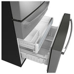 GE Profile 35.75" 28.7 Cu. Ft. Fingerprint Resistant Stainless Steel 4-door French Door Refrigerator - PGE29BYTFS