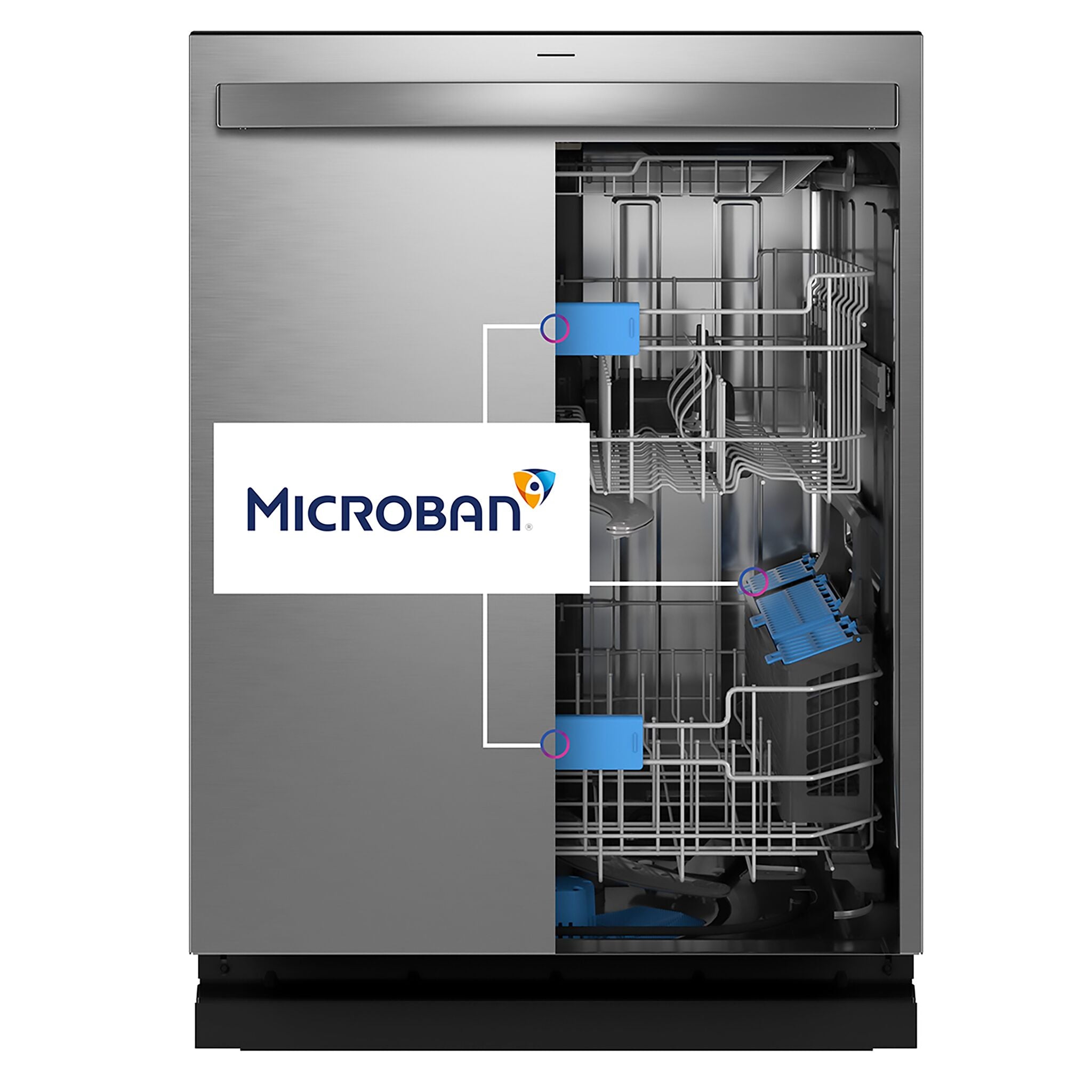 GE Profile Fingerprint Resistant Stainless Steel Dishwasher (45 dBA) - PDT705SYWFS--