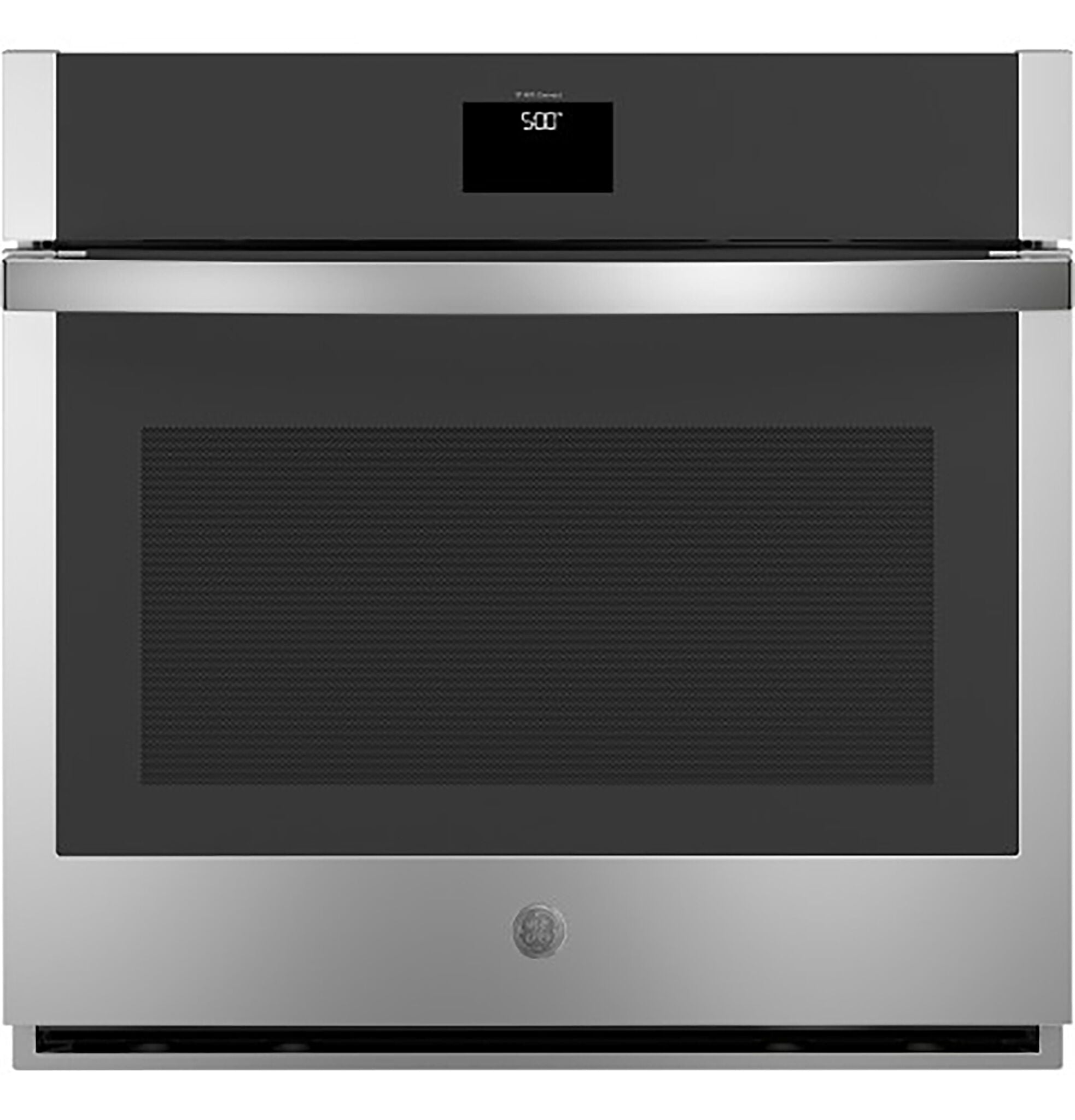 GE Stainless Steel 30" Built-In Convection Single Wall Oven (5.0 Cu.Ft.) with No Preheat Air Fry - JTS5000SVSS