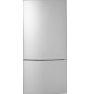 GE 31.25" 17.7 Cu. Ft. Fingerprint Resistant Stainless Steel Bottom-Freezer Refrigerator - GBE17HYRFS