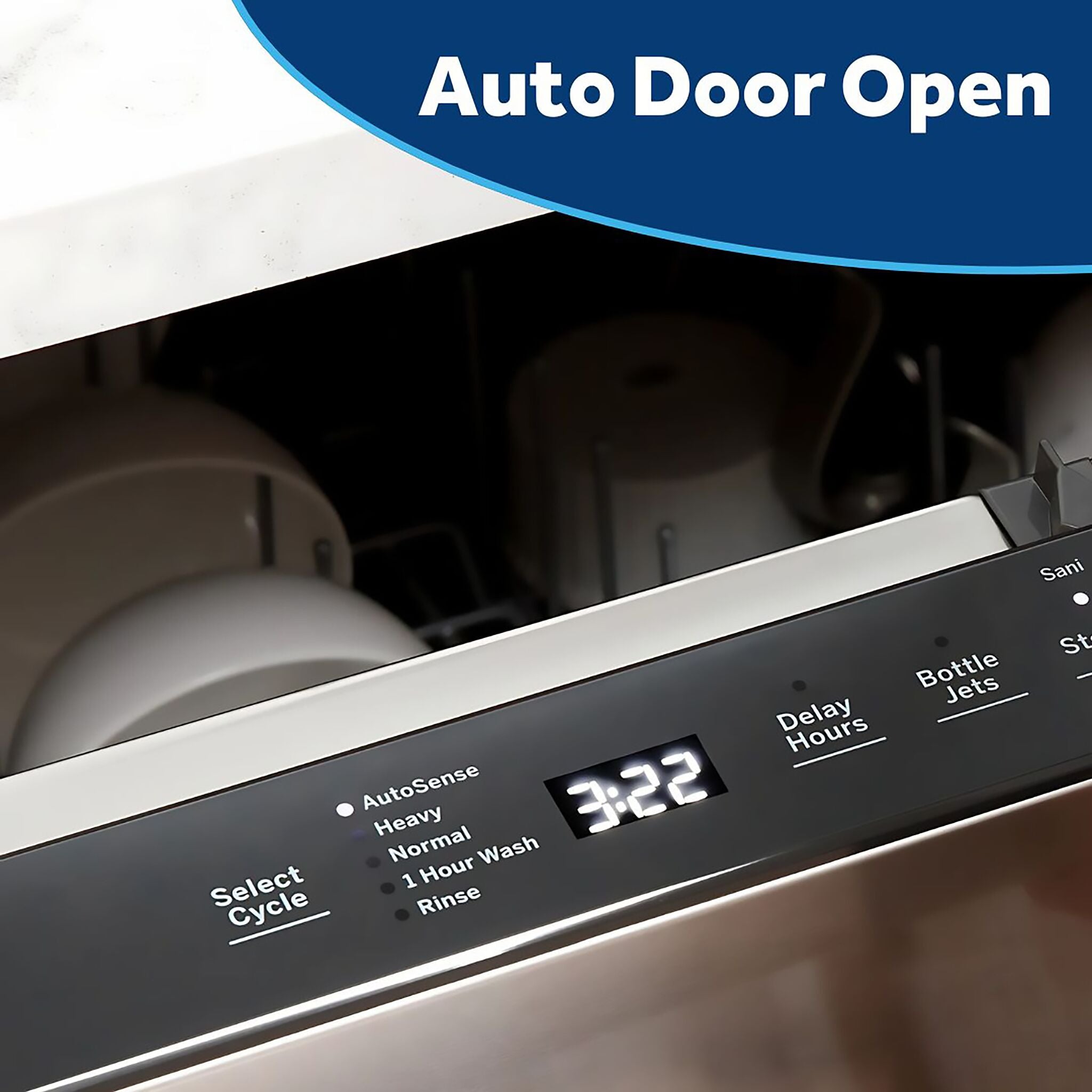 GE Fingerprint Resistant Stainless Steel Dishwasher (47dBA) - GBT600SSVFS--