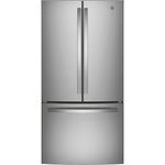 GE 32.75" 24.8 Cu. Ft. Fingerprint Resistant Stainless Steel French Door Refrigerator - GNE25JYKFS