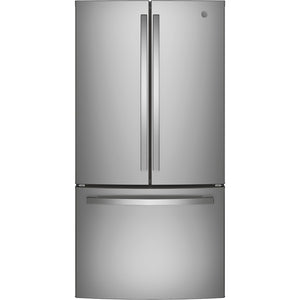 GE Fingerprint Resistant Stainless Steel French Door Refrigerator (24.8 cu.ft) - GNE25JYKFS