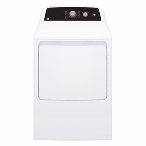 GE White Electric Dryer with SaniFresh Cycle (6.2 cu.ft.) - GTX34EBMRWS