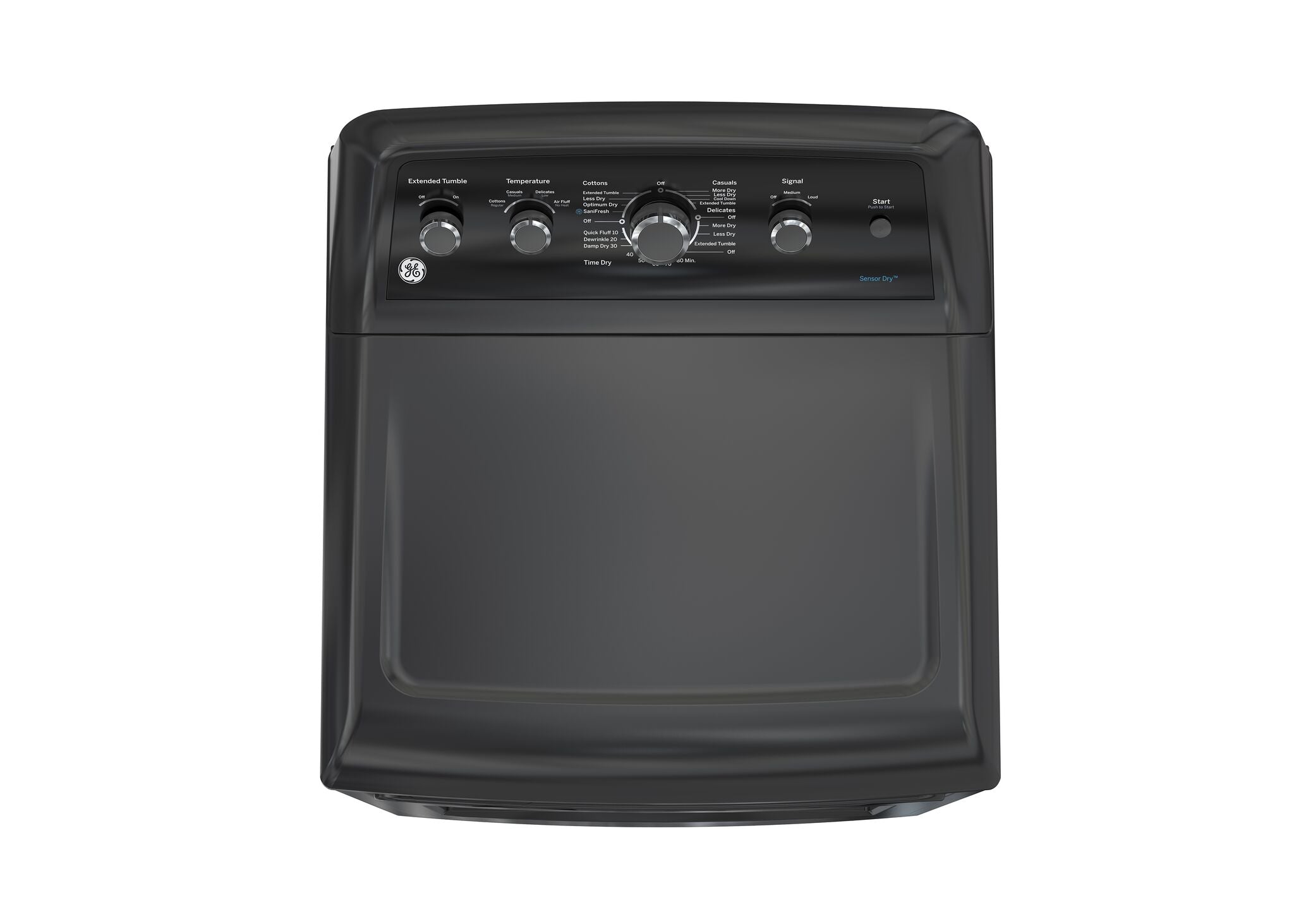 GE Diamond Grey Electric Dryer with SaniFresh Cycle (7.2 cu.ft.) - GTD49EBMRDG