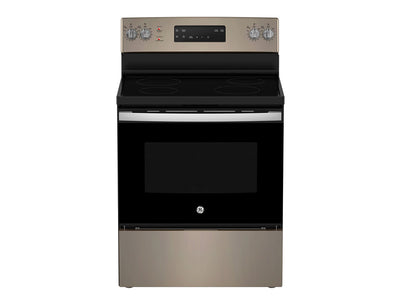 GE Slate Freestanding Electric Range with Storage Drawer (5.0 Cu. Ft.) - JCB630ETES