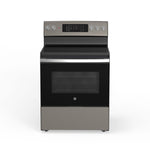 GE Slate Freestanding Electric Convection Range with No-Preheat Air Fry (5.0 Cu. Ft.) - JCB840ETES
