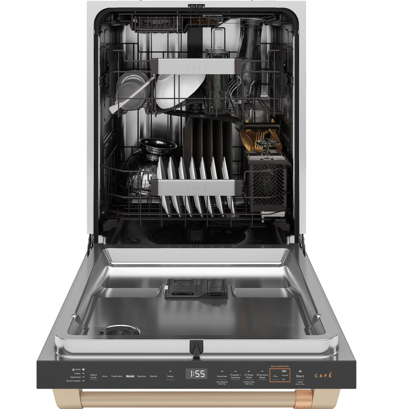 Café Matte White Custom-Fit Dishwasher with UltraWash