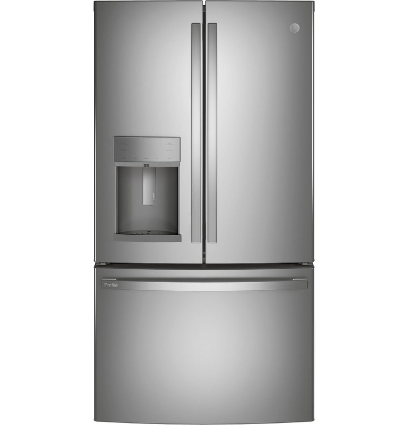GE Profile Stainless Steel CounterDepth FrenchDoor Refrigerator (22.1