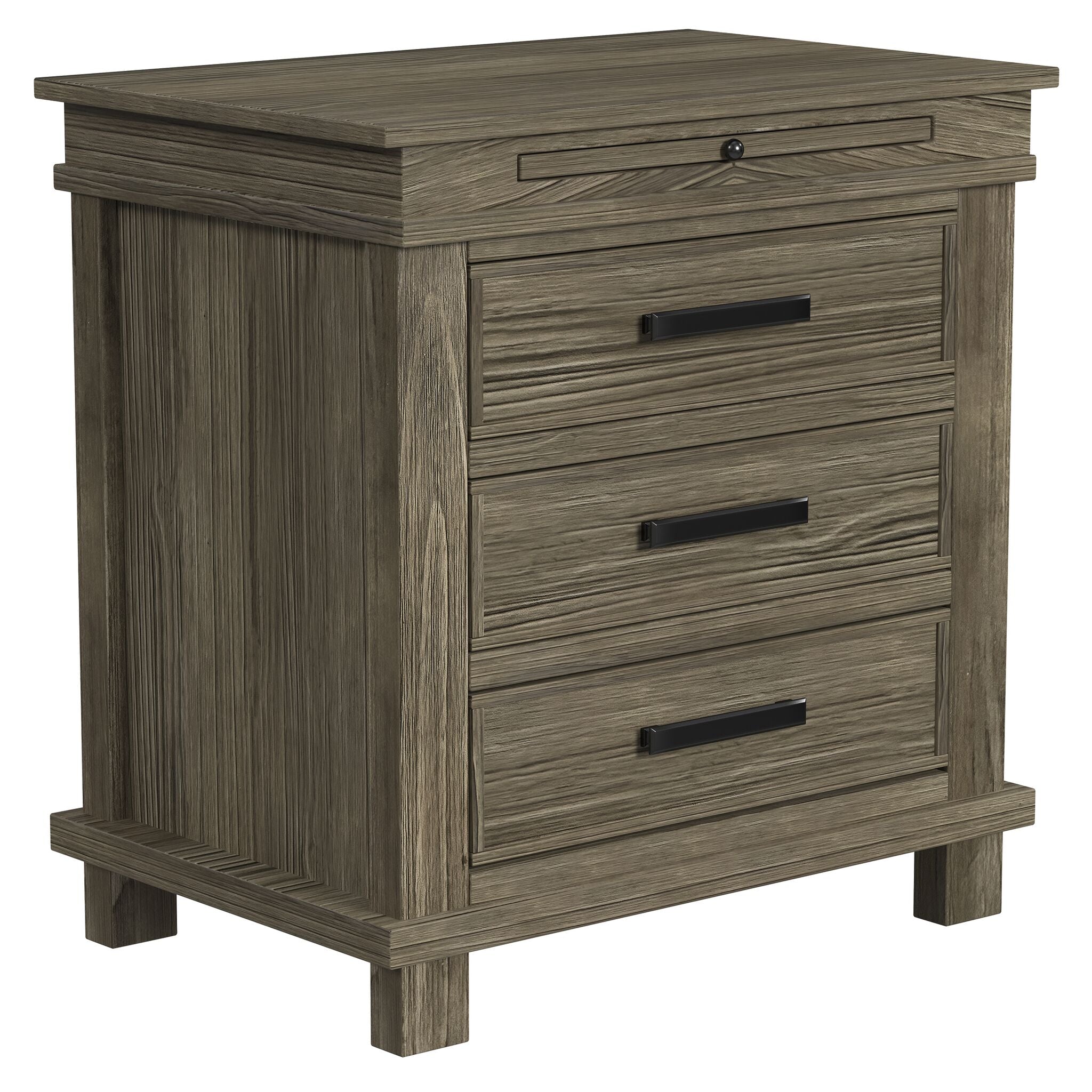 Glacier Point Night Table - Greystone