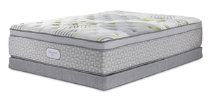 Beautyrest Max Glow Euro Top Medium Twin Mattress and Low Profile Boxspring Set