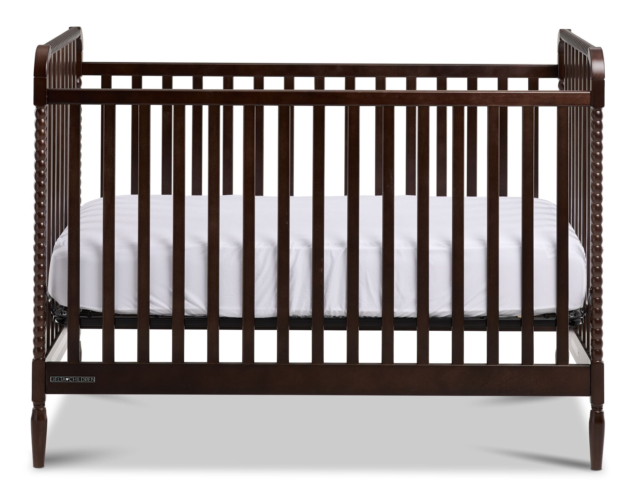 Delta Children Grace 4-in-1 Convertible Crib - Walnut Espresso