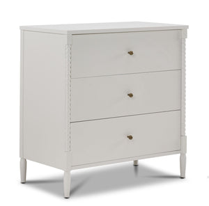 Delta Children Grace 3 Drawer Dresser - Bianca White