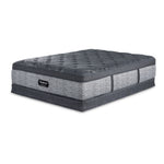 Beautyrest World Class Grandeur 2.0 Plush Twin Mattress and Low Profile Boxspring Set