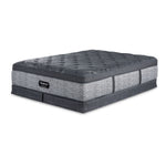 Beautyrest World Class Grandeur 2.0 Plush Queen Mattress and Low Profile Split Boxspring Set