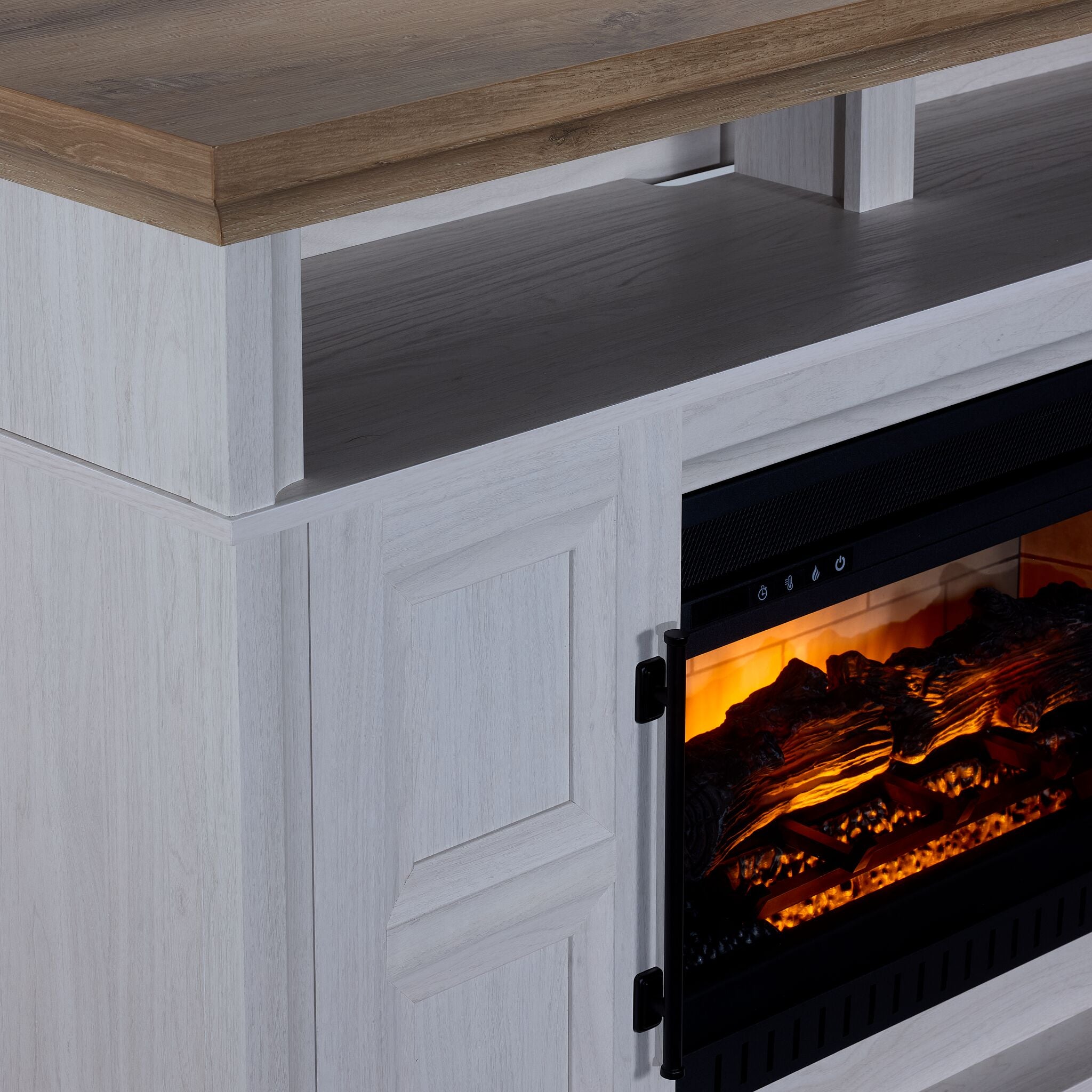 Granger 60" Fireplace TV Stand - Antique White