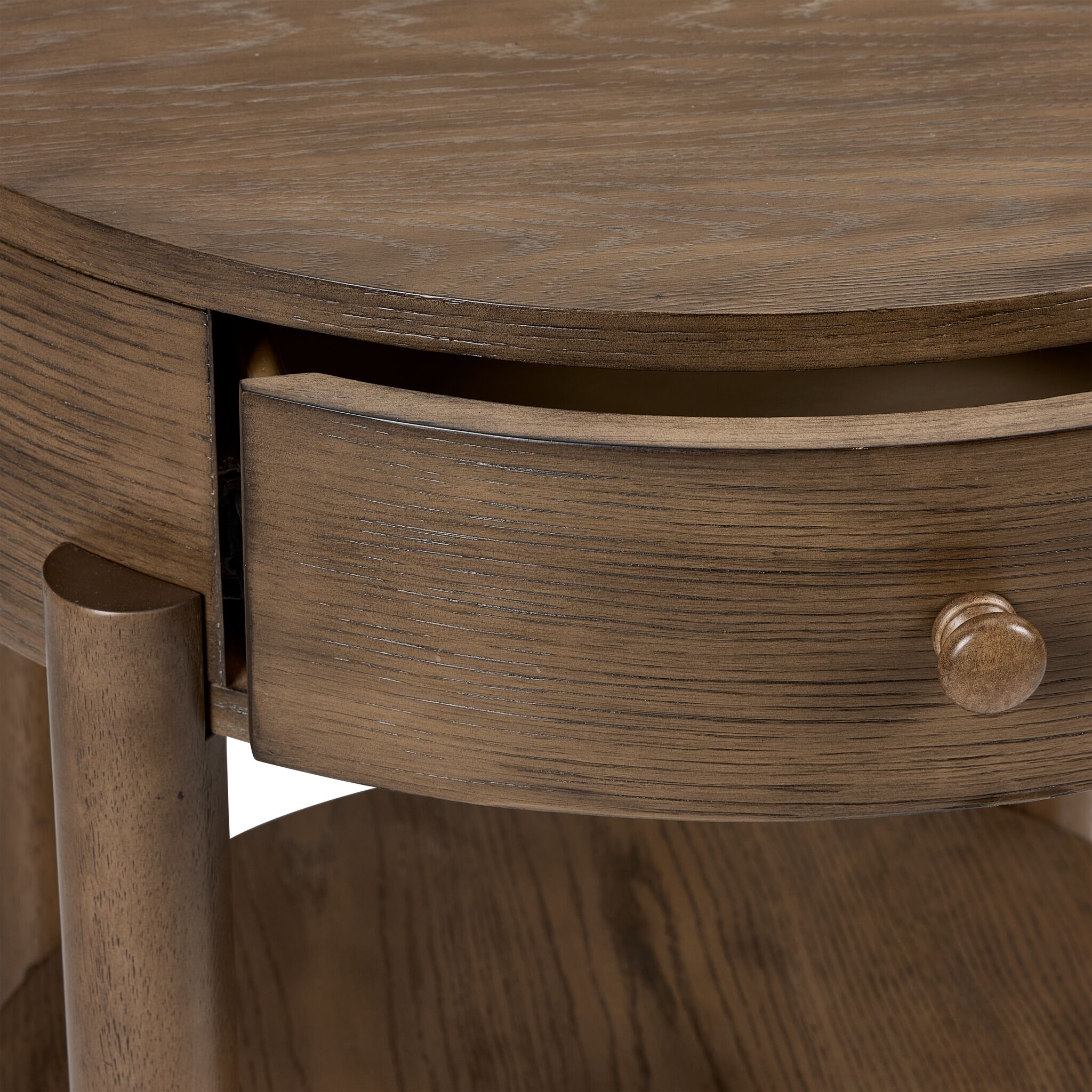 Hadleigh 24" End Table - Honey Brown Finish