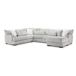 Haisley 3-Piece Sectional with Right-Facing Chaise - Grey