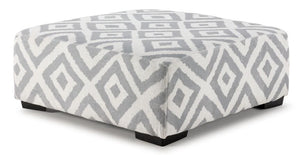 Haisley Cocktail Ottoman - Grey