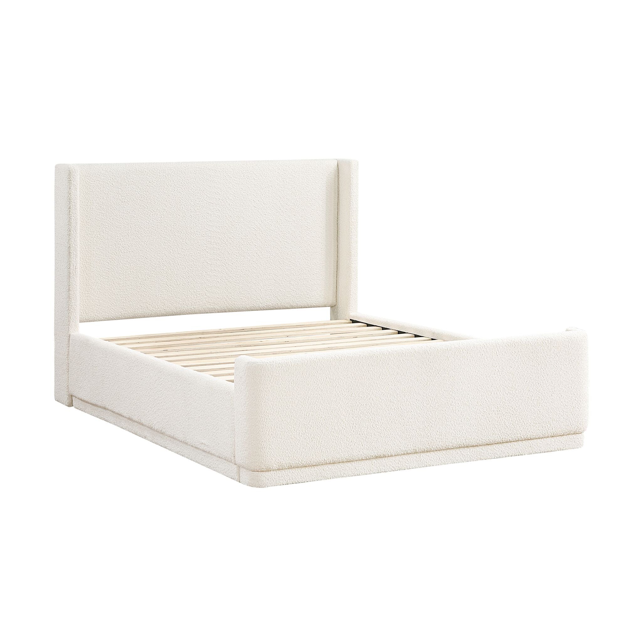 Hallie 3-Piece Full Upholstered Bed - Beige