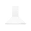 Hauslane Matte White 30" Chimney Range Hood - WM-530WHT-30B