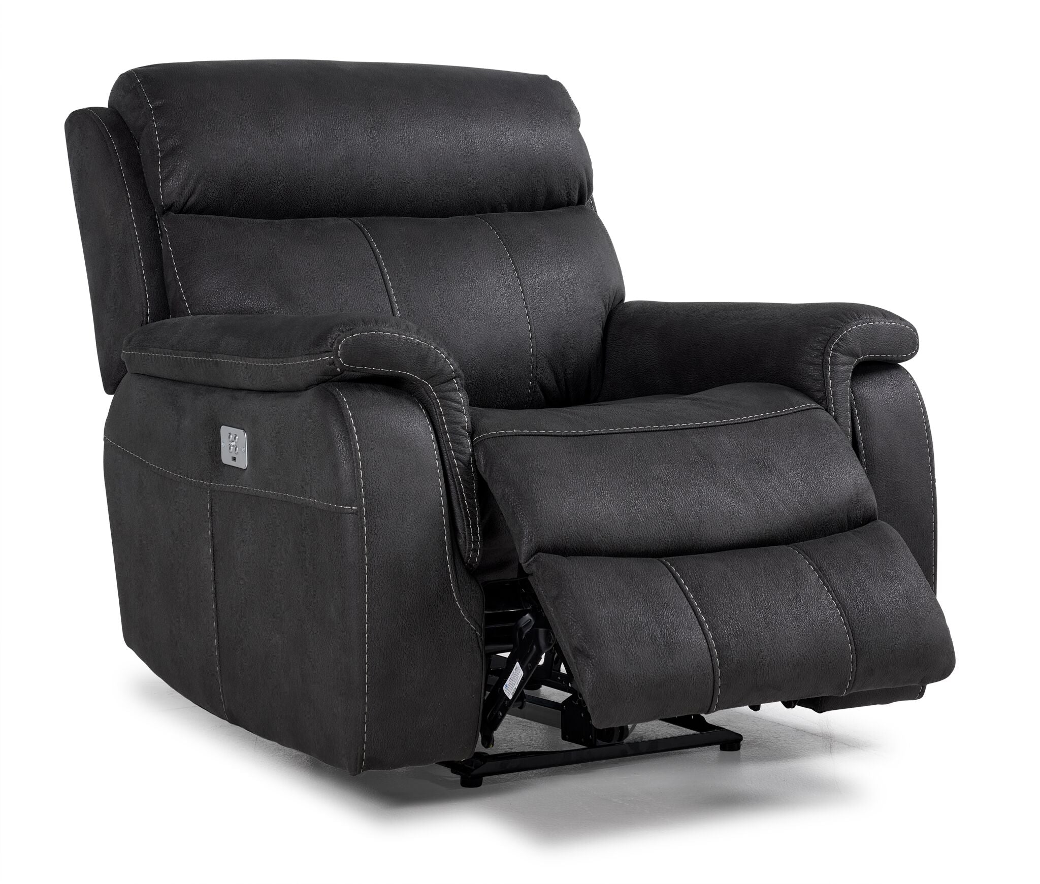 Haven Dual Power Reclining Chair - Grey