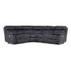Haven 6-Piece Dual Power Reclining Sectional - Grey
