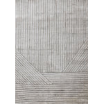 Hayden 5'3" x 7'7" Modern Lines Area Rug - Grey
