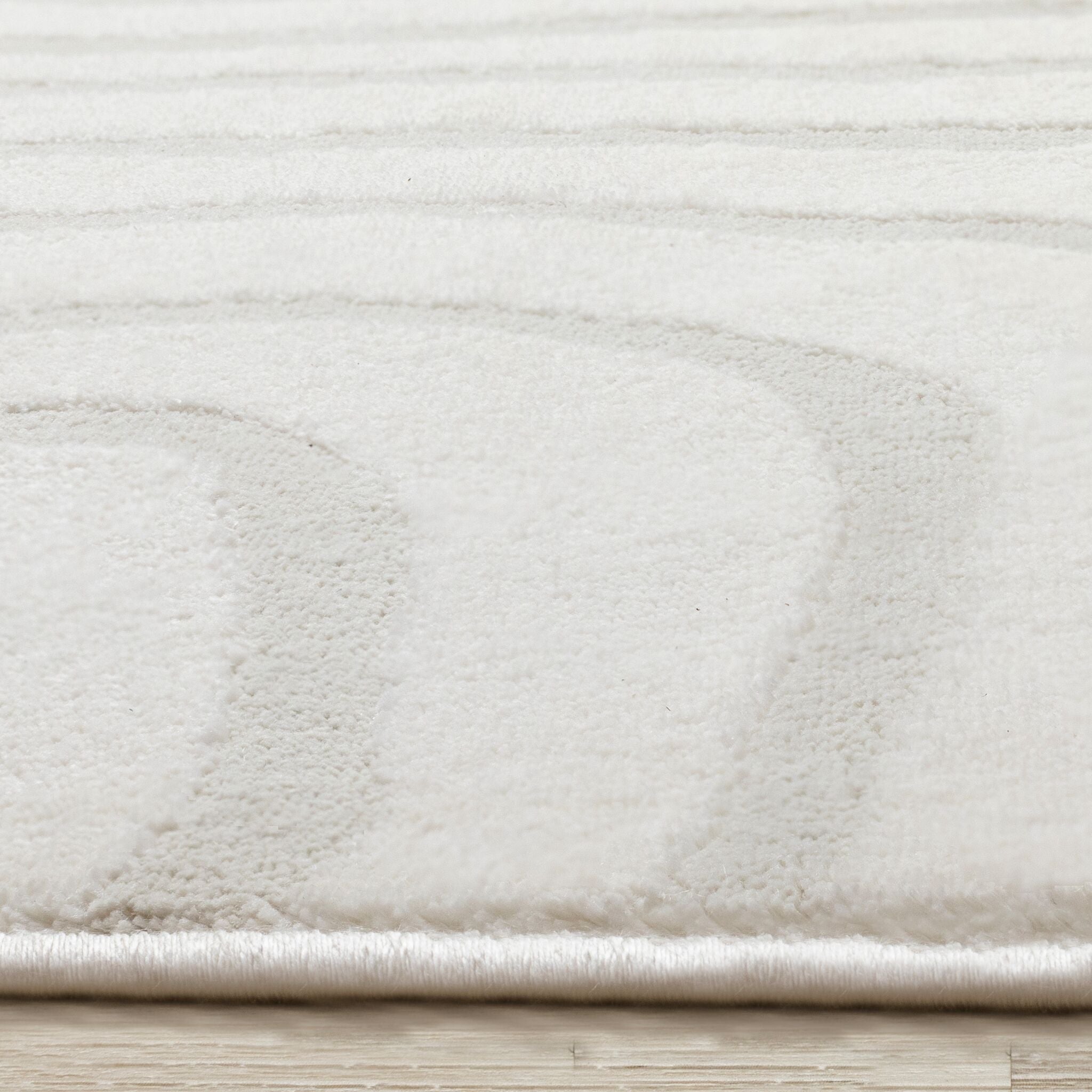 Hayden 5'3" x 7'7" Swirling Lines Area Rug - Grey
