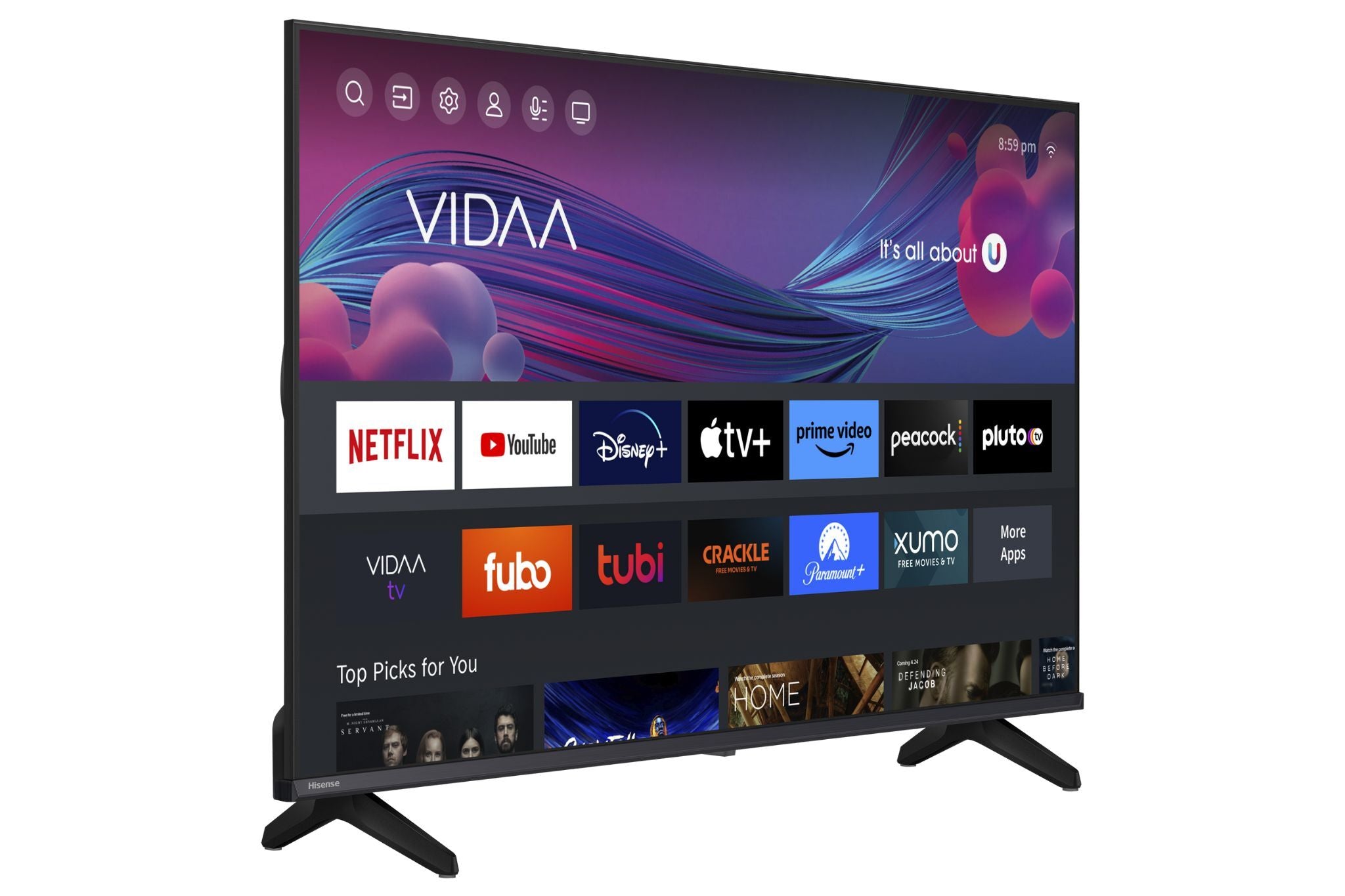 Hisense 32" HD Smart VIDAA MR120 LED TV - 32A4NV
