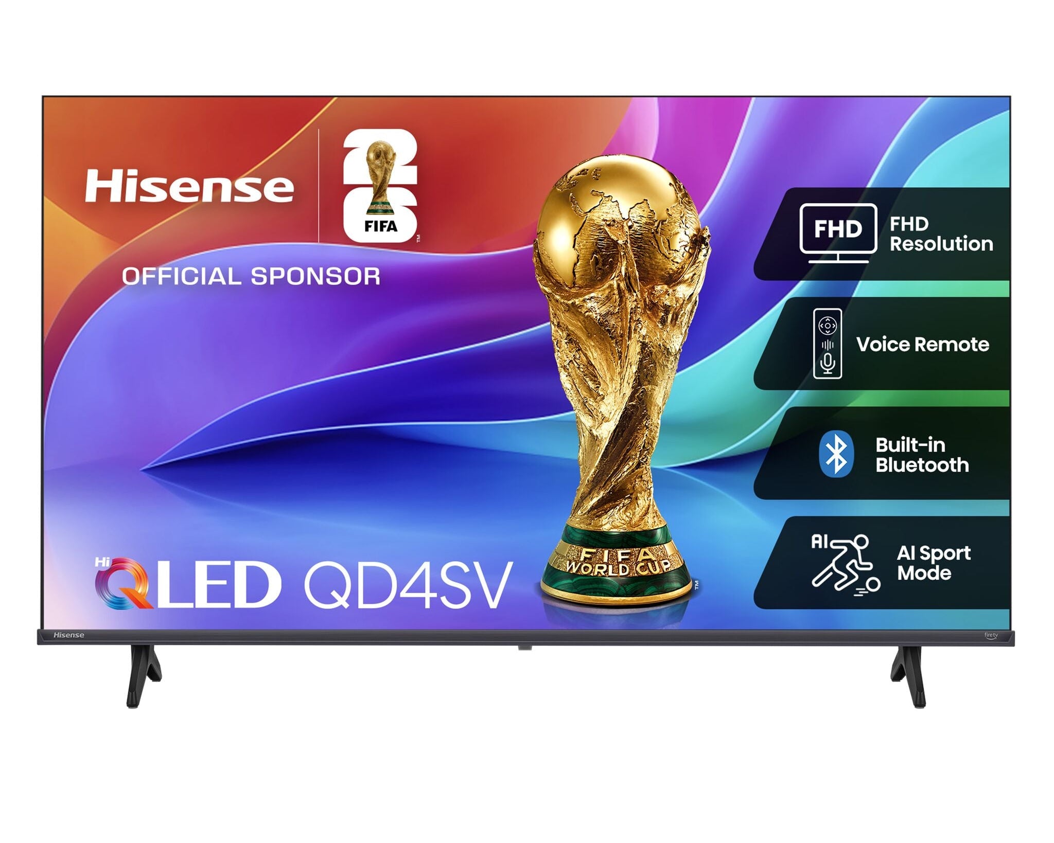 Hisense 32" QLED HD-Smart VIDAA TV - 32QD4SV--