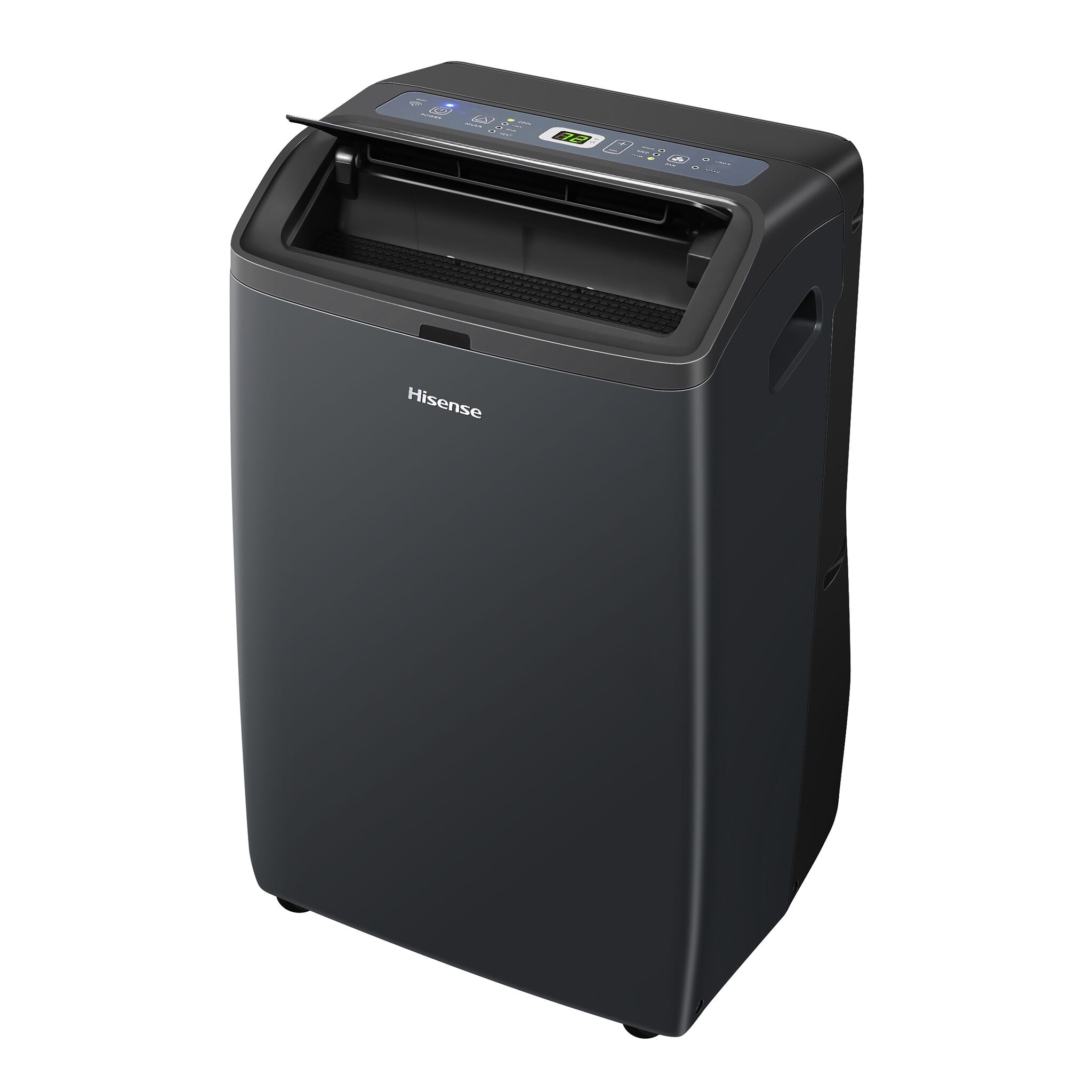 Hisense Black 10,000 BTU (SACC) Smart Dual Hose Portable Air Conditioner with Heat Pump - AP1022HW1GD