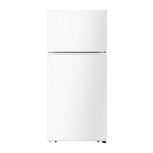 Hisense 30" 18 cu.ft. White Top Mount Refrigerator - RT18A2FWD