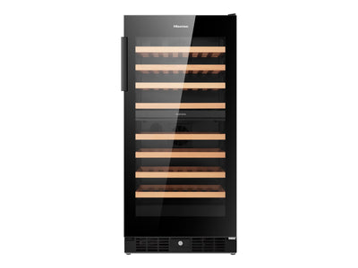 Hisense Black Smart 76-Bottle Dual Zone Wine Cooler (8.5 cu.ft.) - HWD076N3ASD