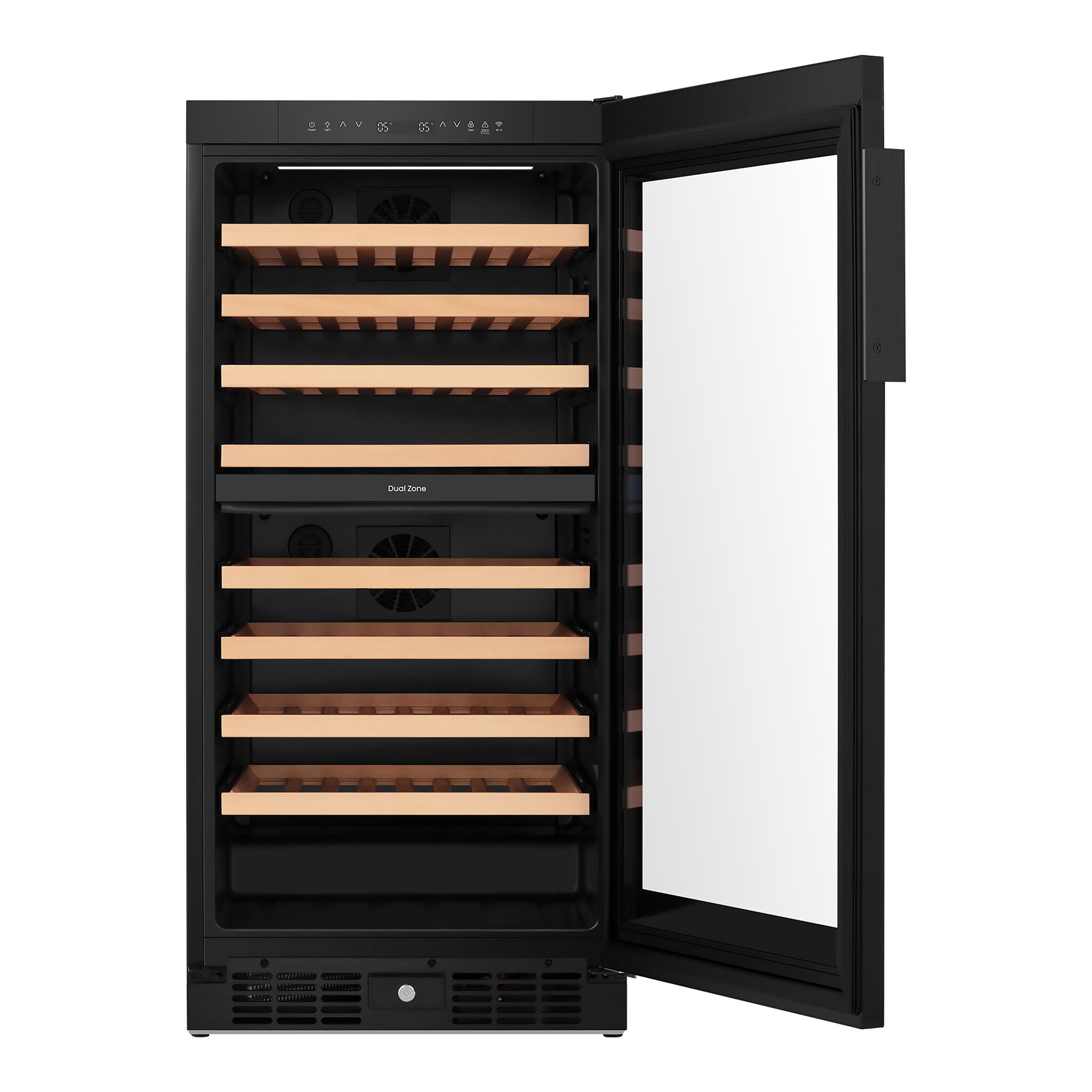 Hisense Black Smart 76-Bottle Dual Zone Wine Cooler (8.5 cu.ft.) - HWD076N3ASD