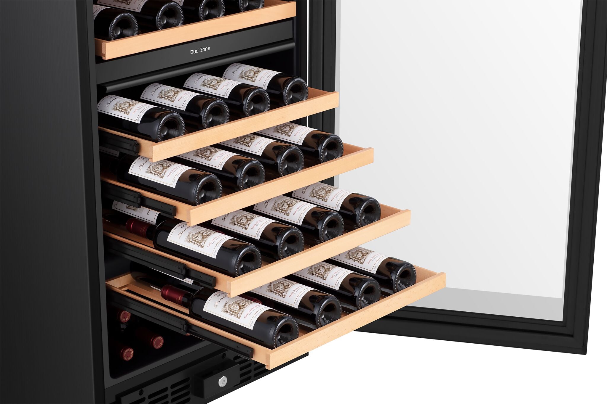 Hisense Black Smart 76-Bottle Dual Zone Wine Cooler (8.5 cu.ft.) - HWD076N3ASD