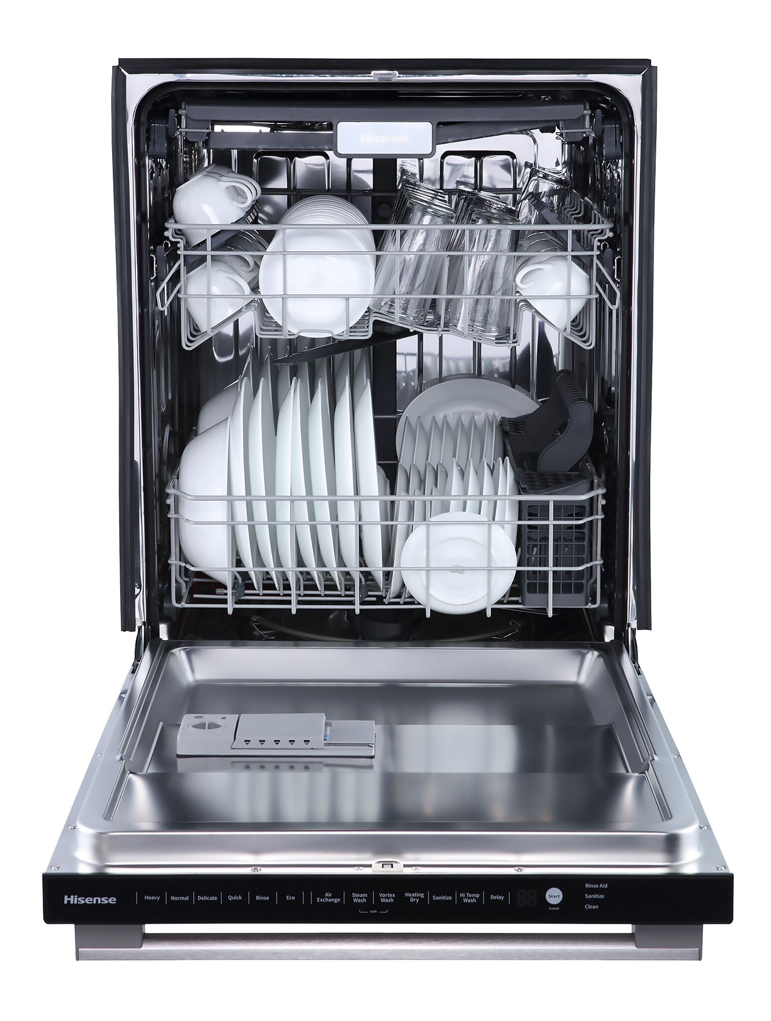 Hisense Stainless Steel Built-In Dishwasher with Third Rack - HDW63314SS