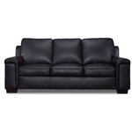 Icon Leather Sofa - Black