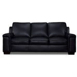 Icon Leather Sofa - Black
