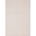 Woven Balance 6'7" x 9'6" Intricate Grid Design Area Rug - White, Taupe