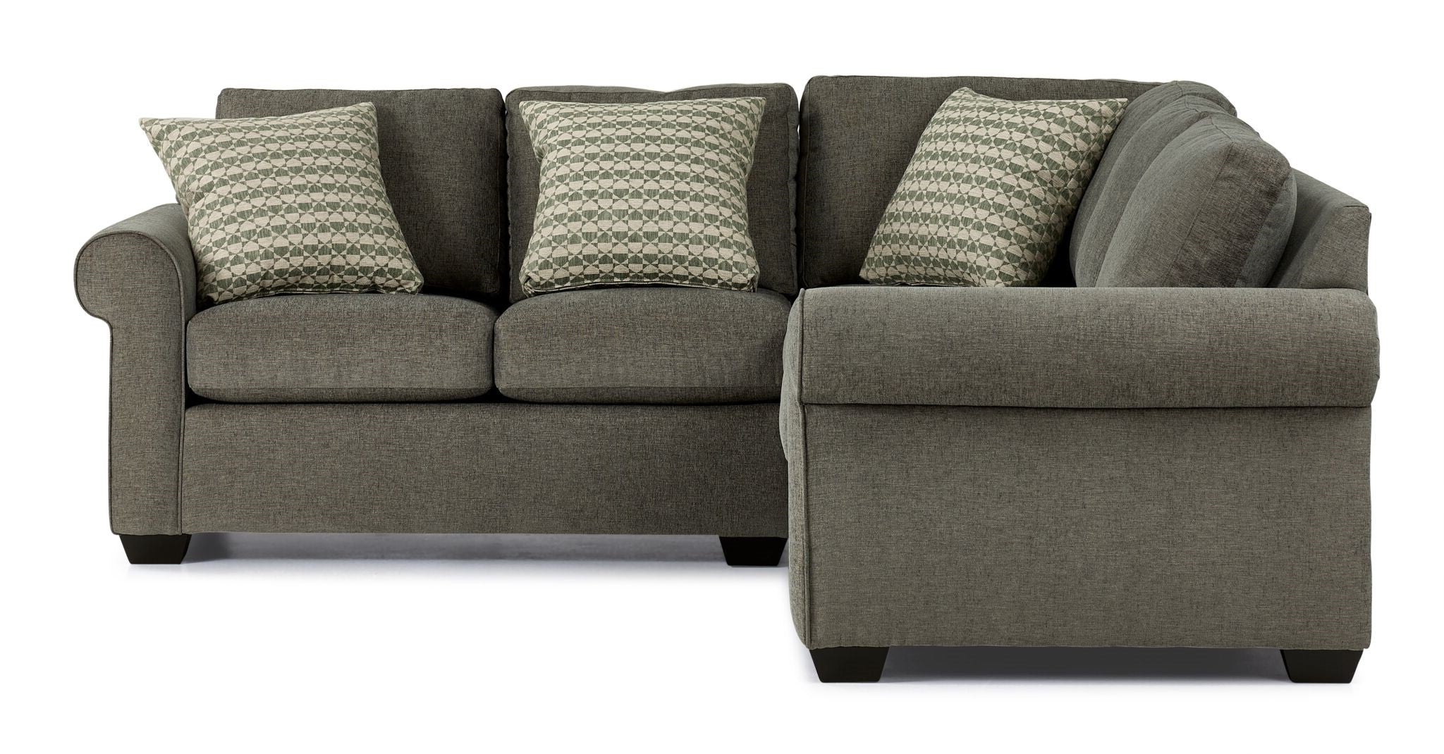 Jayden 2-Piece Sectional with Left-Facing Loveseat - Patina Dark Grey