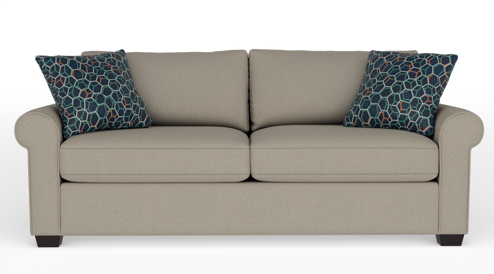 Jayden Queen Sofa Bed with Innerspring Mattress - Arlo Beige