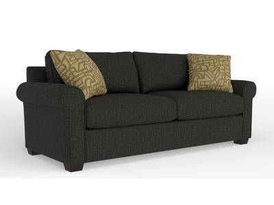 Jayden Queen Sofa Bed with Innerspring Mattress - Bondi Dark Grey