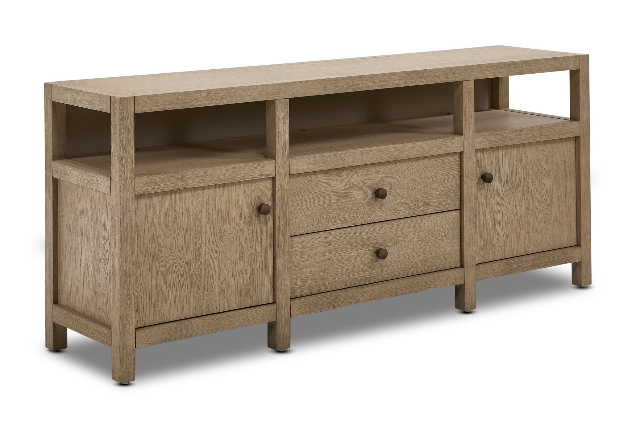 Joliette 3-Piece Entertainment Wall Unit - Light Tan